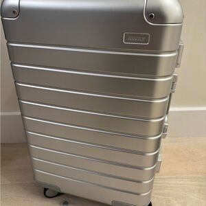 AWAY Metallic Silver Carry-On Luggage